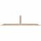 Ekena Millwork Portland Smooth Timber Gable Bracket, Douglas Fir, 72"W x 18"H x 1 1/2"D x 3 1/2"F, 6/12 Pitch GBW072X18X0204POR00SDF - alternate 1